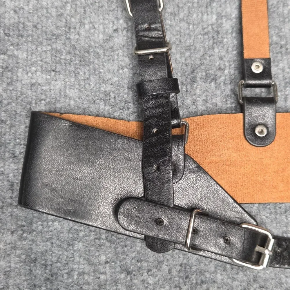 Harness Belt Waist Corset Womens Faux Leather Buckle Straps Adjustable Punk Goth